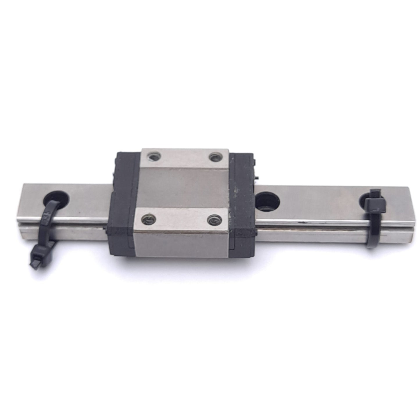 Used Hiwin MGN12 Compact Linear Guide Slide Blocks w/ 12x93mm Rail, 3.92kN Max