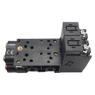Used Crouzet 81517201 Sub-Base For Miniature Control Valves, ø6mm Tube, Cabinet Mount