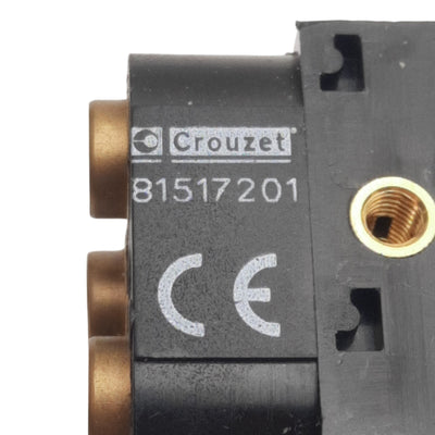 Used Crouzet 81517201 Sub-Base For Miniature Control Valves, ø6mm Tube, Cabinet Mount