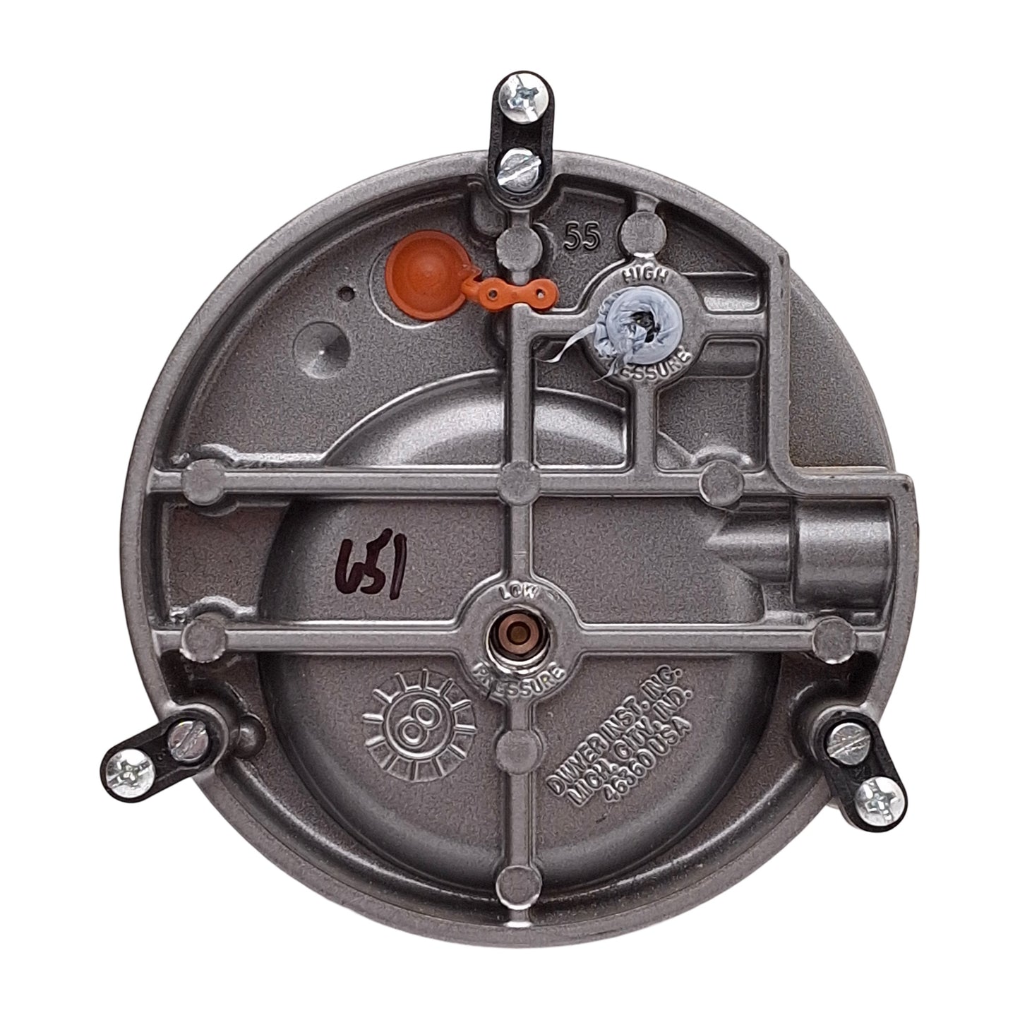 Used Dwyer 2000-500PA Magnehelic Differential Pressure Gauge, 0-500Pa, 1/8in NPT