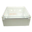 Used Hoffman Q303013PCICC Plastic Enclosure 300mm x 300mm x 131mm Clear Cover *Holes*
