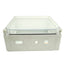 Used Hoffman Q303013PCICC Plastic Enclosure 300mm x 300mm x 131mm Clear Cover *Holes*