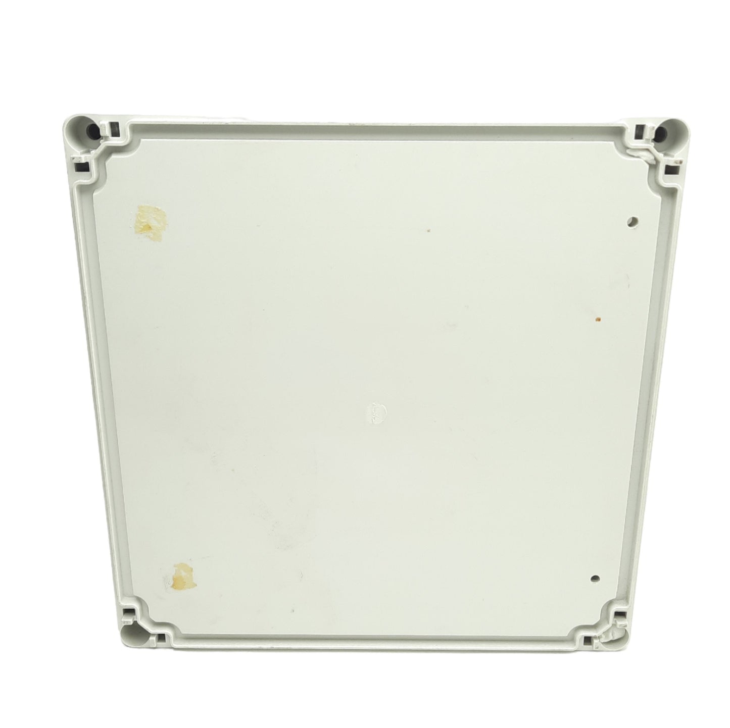 Used Hoffman Q303013PCICC Plastic Enclosure 300mm x 300mm x 131mm Clear Cover *Holes*