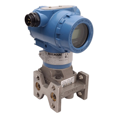 Used Rosemount 3051CD0A02A1AH2L4M5Q4 Smart Pressure Transmitter 0-3in H2O 10.5-55VDC