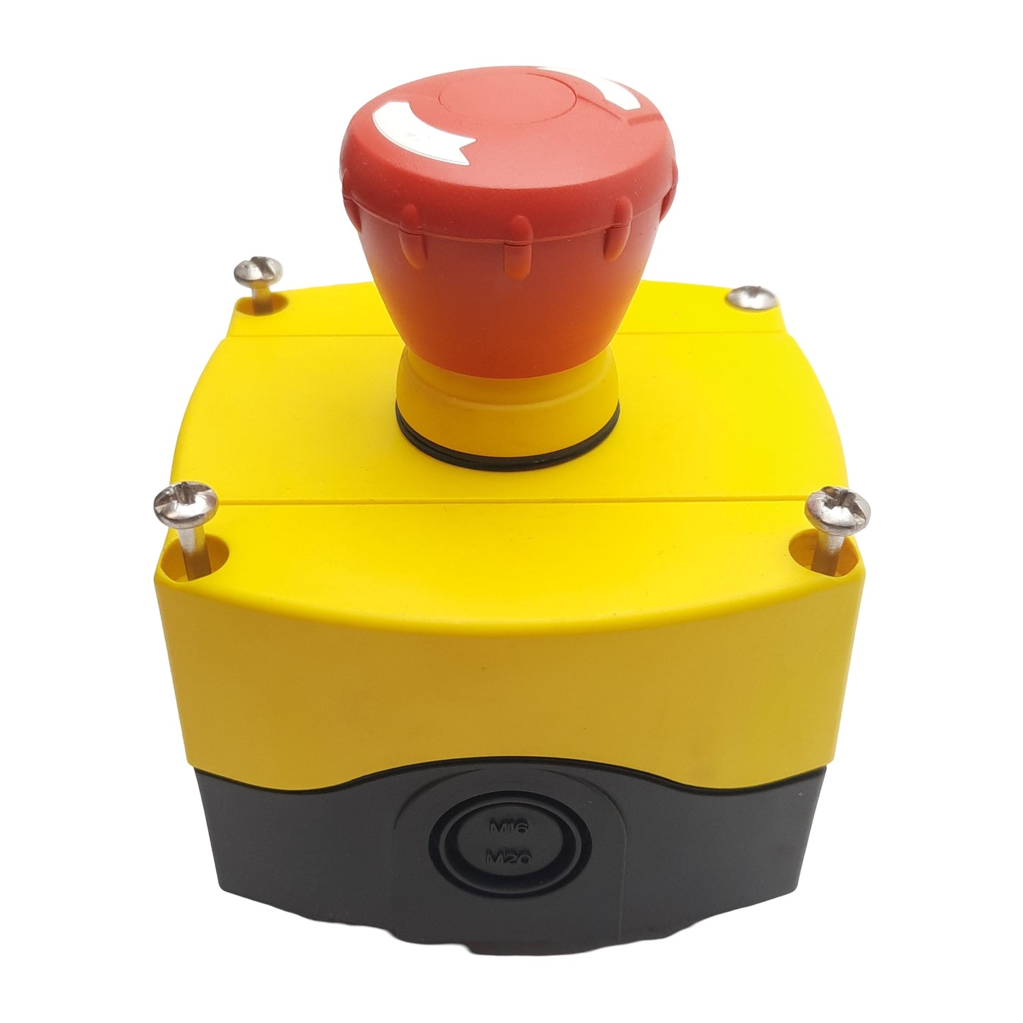 Used Allen Bradley 800F-1YM1 1-Hole Enclosure E-Stop Station, 1NC, 40mm Twist Release