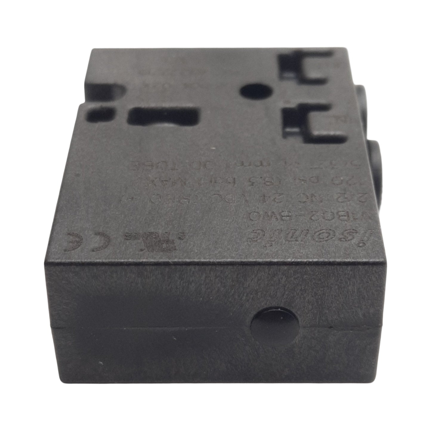 Used Isonic V1B02-BW0 Solenoid Valve, 2/2 NC, 24VDC, 120psi Max, ø4mm Tube In/Out
