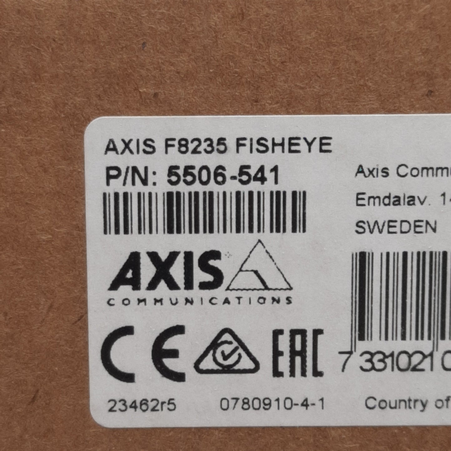Used Axis 5506-541 58235 Fisheye Accessory, For Axis Fisheye Products 138x125x75mm
