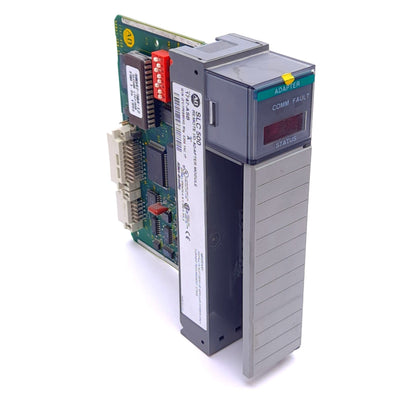 Used Allen Bradley 1747-ASB A I/O Adapter Module for SLC 500 PLC, 5VDC 375mA, RIO