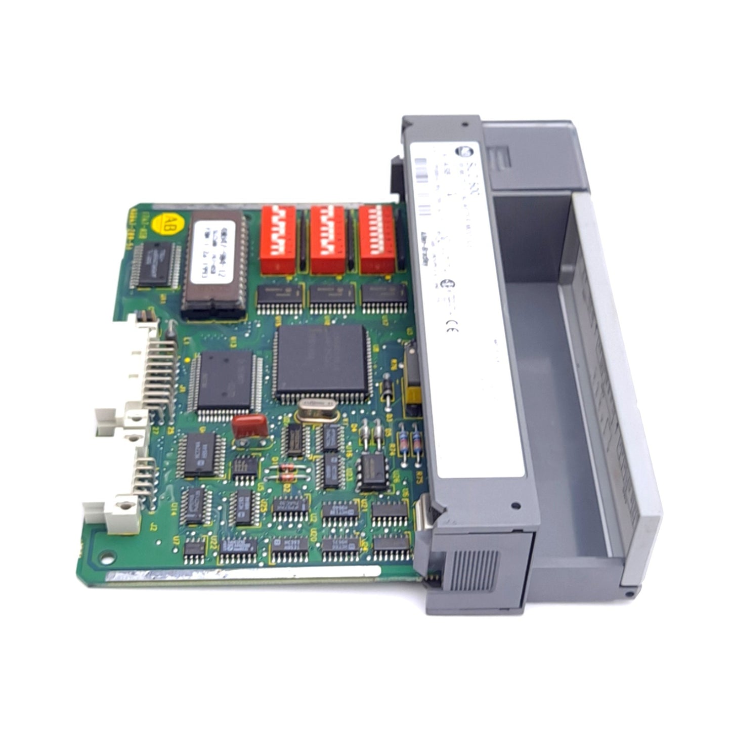 Used Allen Bradley 1747-ASB A I/O Adapter Module for SLC 500 PLC, 5VDC 375mA, RIO