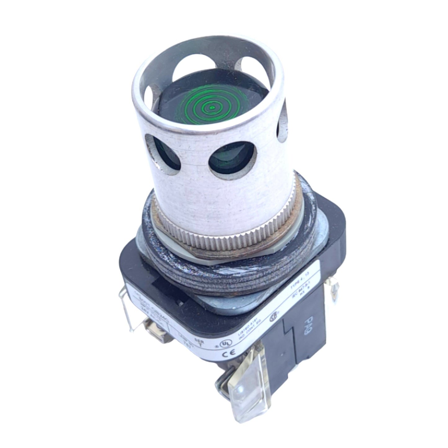 New – Open box Allen Bradley 800T-QB24G Illuminated Pushbutton, ø30mm, Momentary, 600VAC 10A