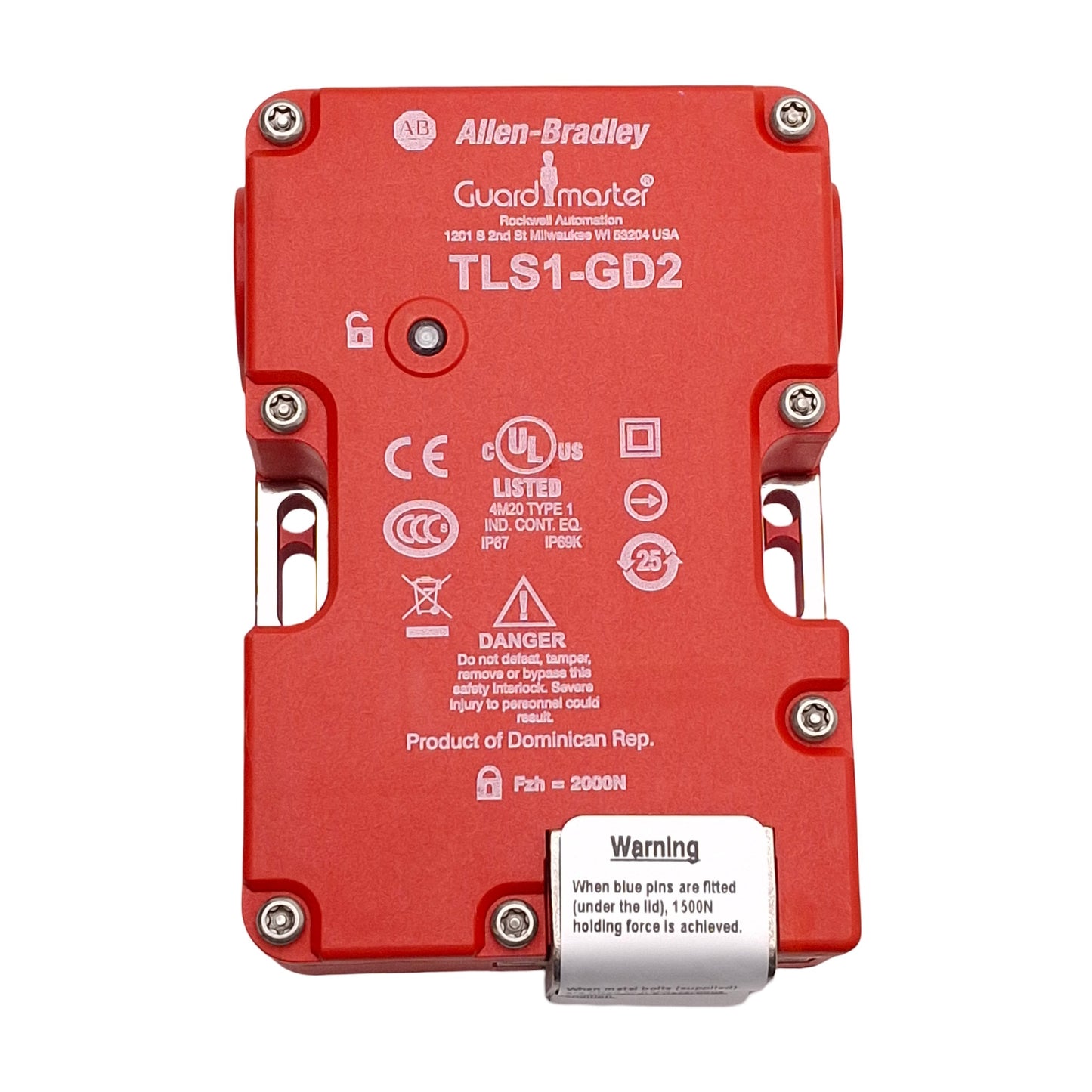 New Allen Bradley 440G-T27169 Guardmaster Safety Interlock, 2NC+1NO, 24VAC/DC Coil