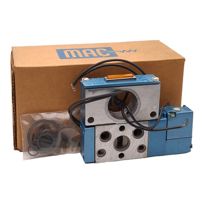 New MAC 811C-PM-111D-142 Solenoid Valve, 5/2 Single Operator, 20-150PSI, 120VAC Coil