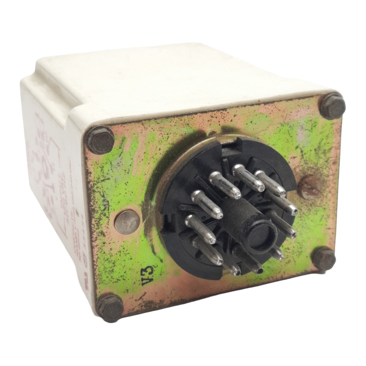 Used Dayton 6X153C Solid-State Time Delay Relay, .1-10sec Range, 120VAC In, 11-Pin
