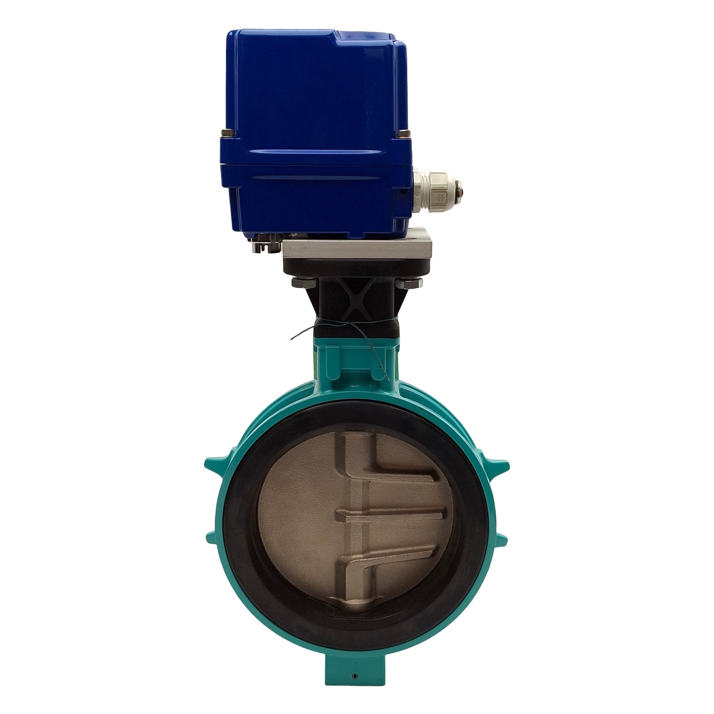New Tomoe 700Z-4I-2 Electric Butterfly Valve, 1/4 Turn, ø6in, 1.0MPa, 110VAC