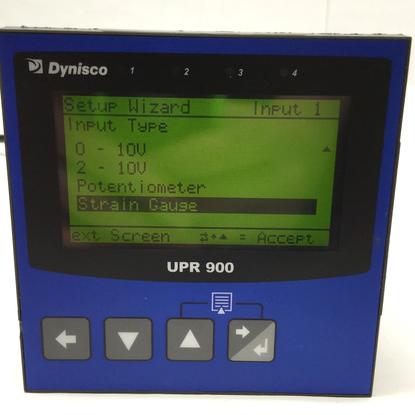 Used Dynisco UPR900 Strain Gauge Melt Pressure/Process Indicator Analog Out, 3x Relay