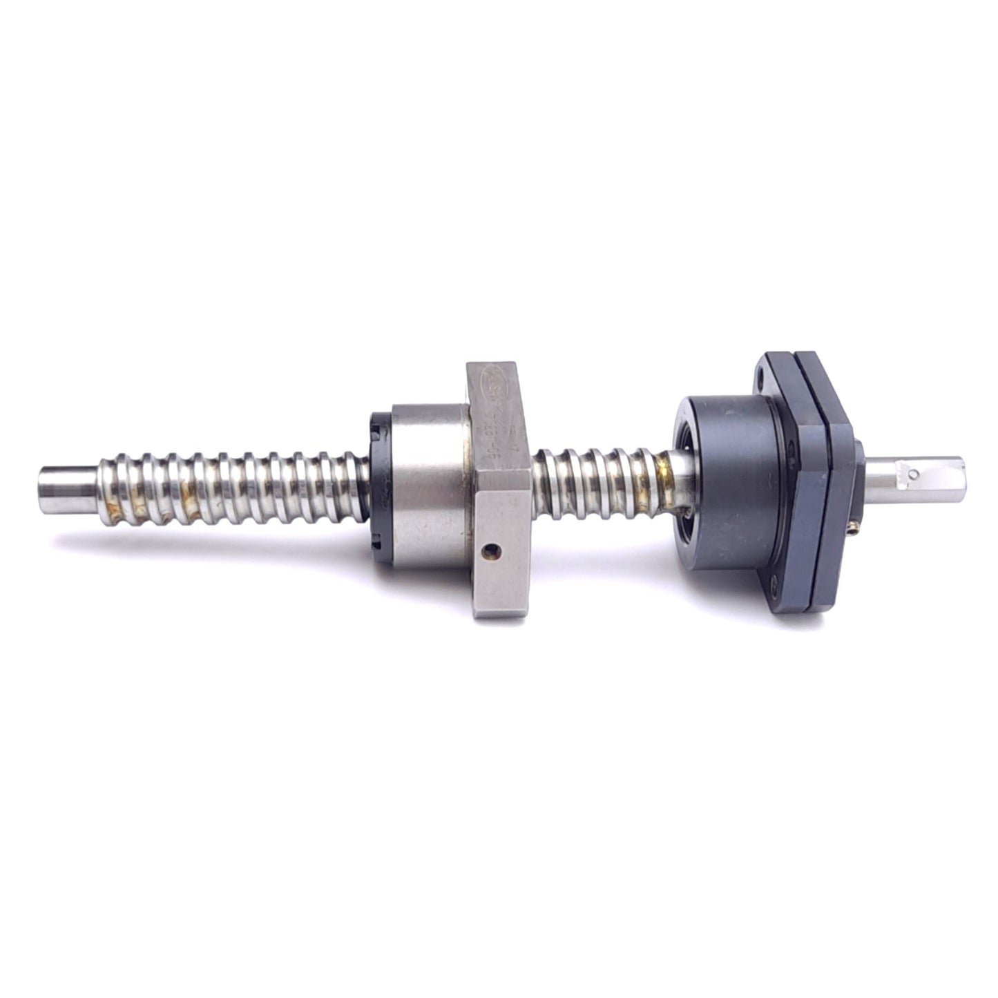 Used Hansan C5 17 702811 Linear Ball Screw Assembly, ø15mm, 5mm Lead, 115mm Stroke
