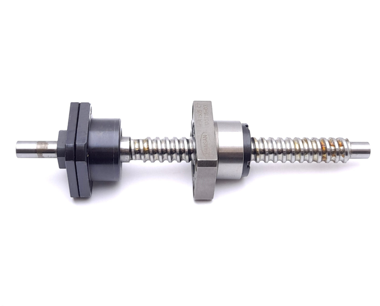 Used Hansan HIR1505 C7 Linear Ball Screw Assembly, ø15mm, 5mm Lead, 125mm Stroke