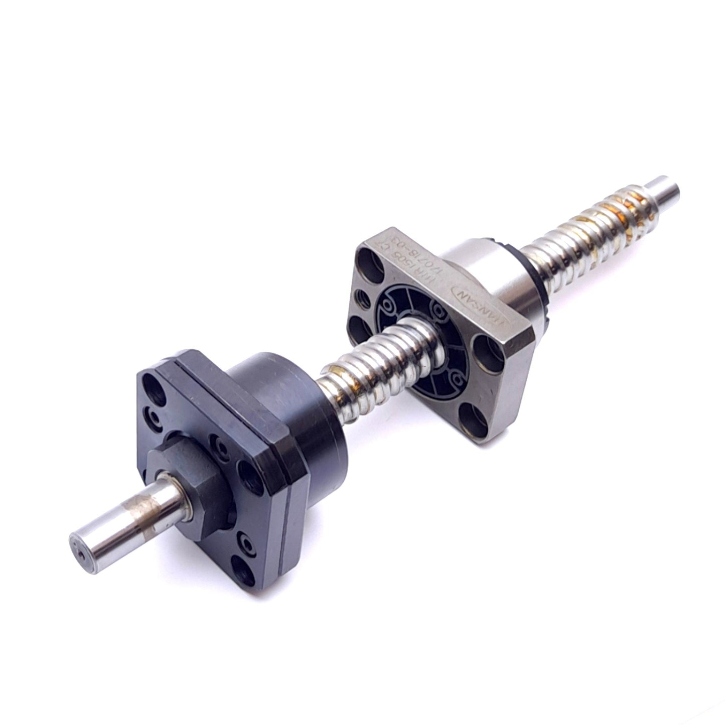 Used Hansan HIR1505 C7 Linear Ball Screw Assembly, ø15mm, 5mm Lead, 125mm Stroke