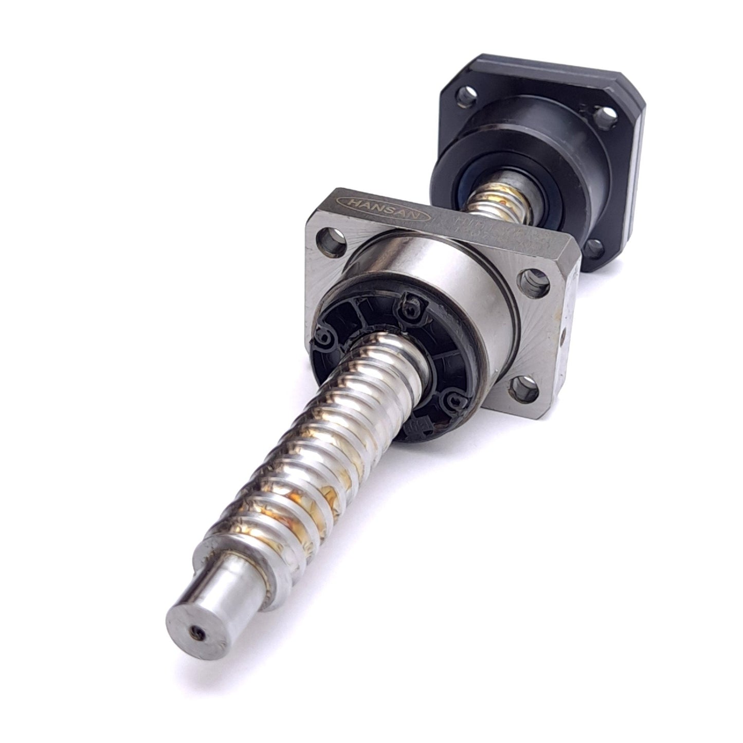 Used Hansan HIR1505 C7 Linear Ball Screw Assembly, ø15mm, 5mm Lead, 125mm Stroke