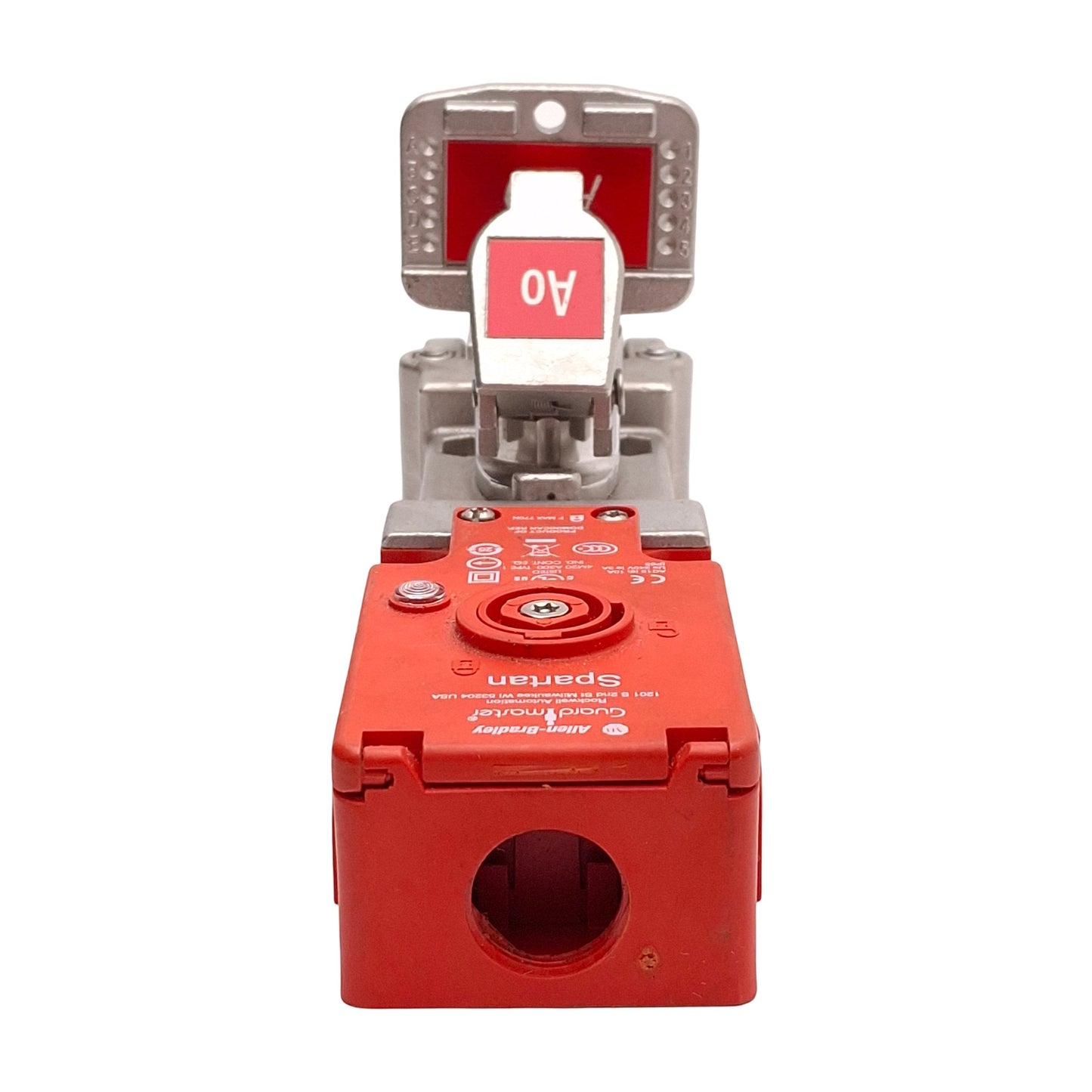 Used Allen Bradley 440T-MSSUE50 Guardmaster Trapped Key Interlock 2NC+1NO 110VAC Coil