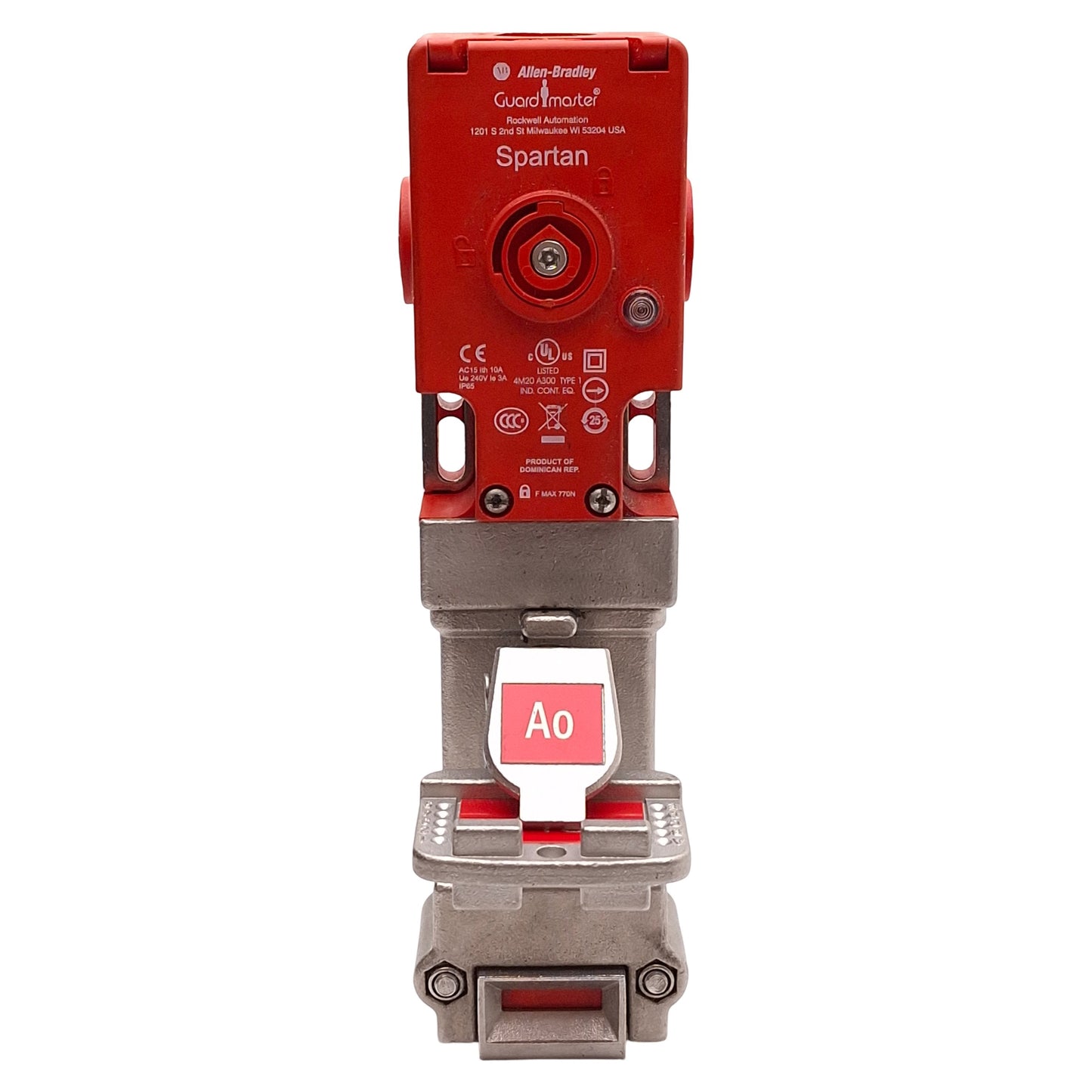 Used Allen Bradley 440T-MSSUE50 Guardmaster Trapped Key Interlock 2NC+1NO 110VAC Coil