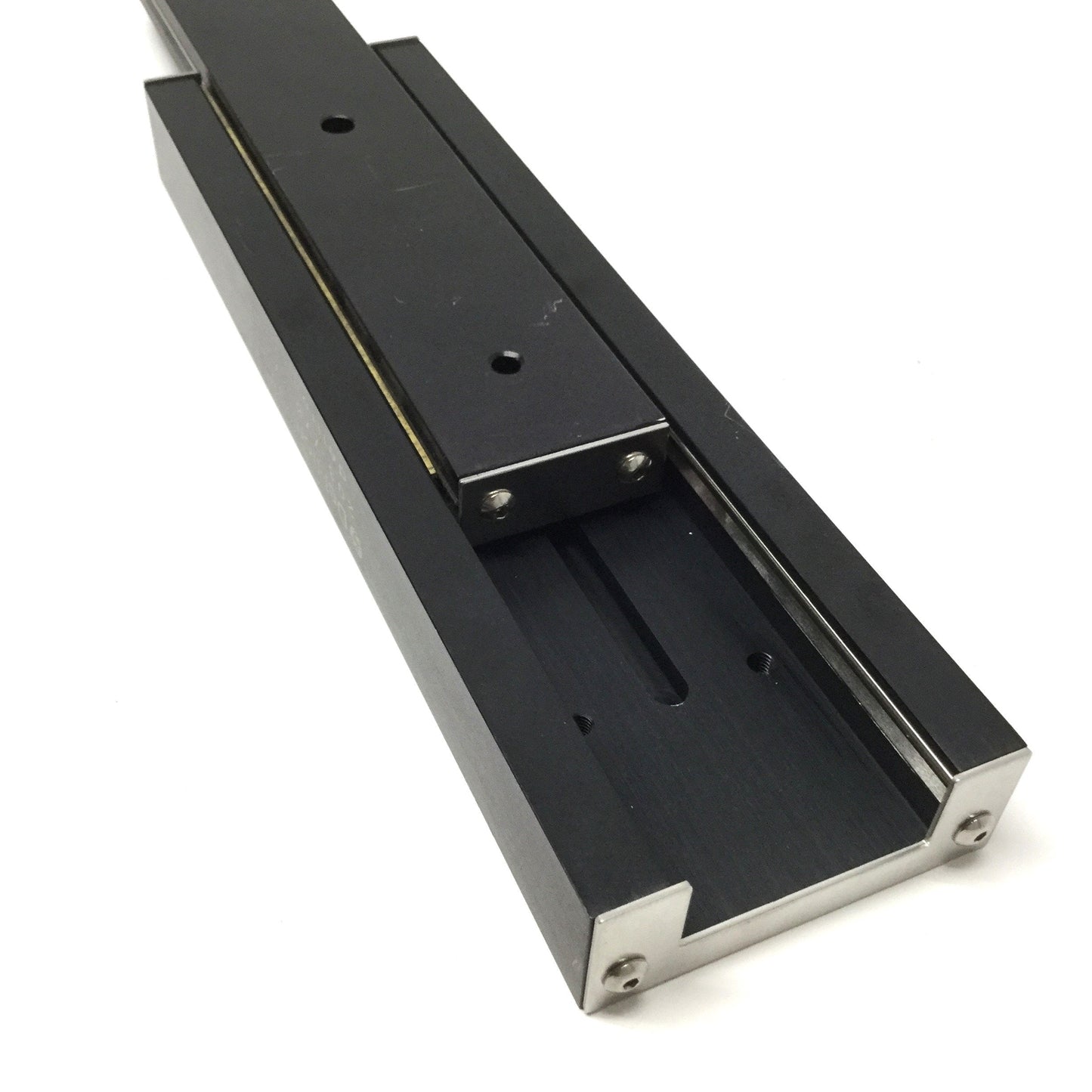 Used Del-Tron RS3-6 Crossed Roller Linear Slide, 6" Travel, 704 lbs Max Load