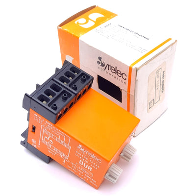 New Syrelec DUR110A Voltage Control Relay, 0.1-400V AC/DC, 110VAC, SPDT 250VAC 10A