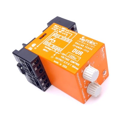 New Syrelec DUR110A Voltage Control Relay, 0.1-400V AC/DC, 110VAC, SPDT 250VAC 10A