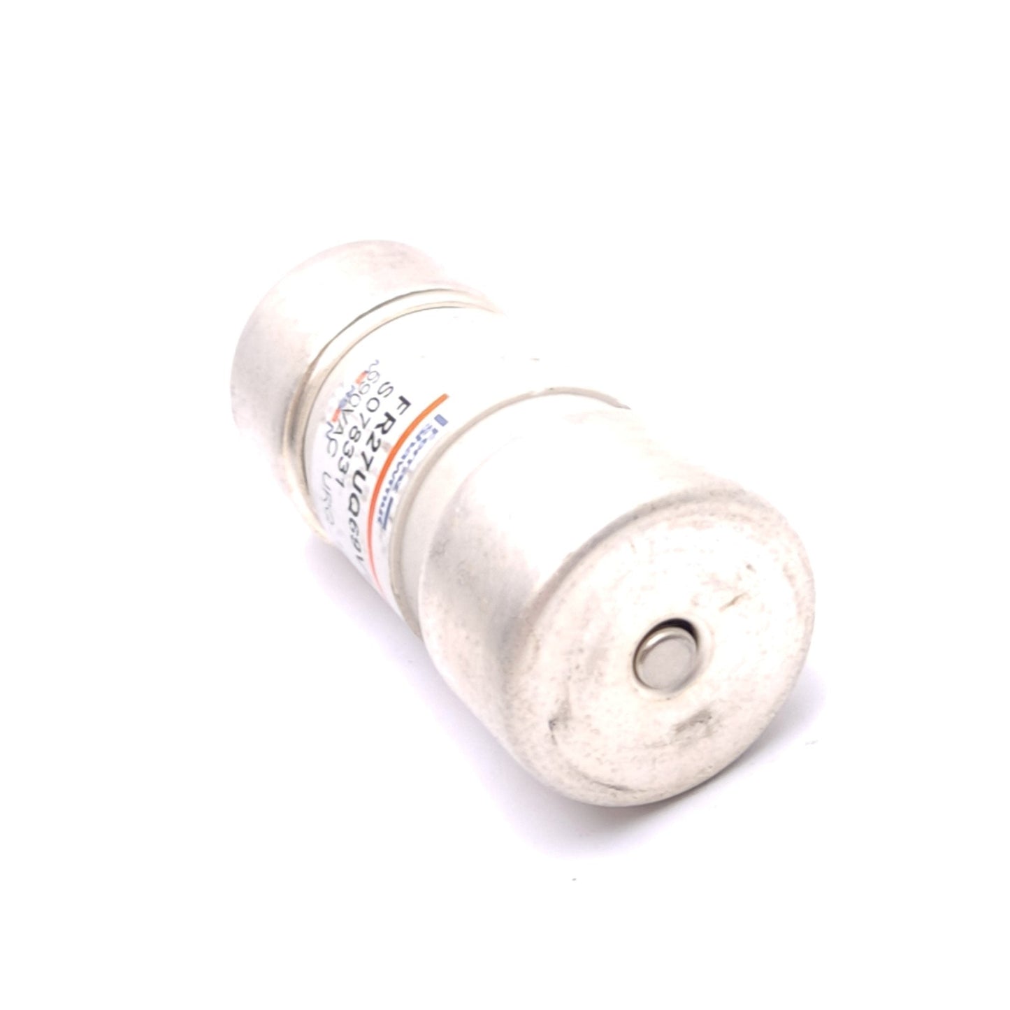 Used Ferraz Shawmut FR27UQ69V125T Semiconductor Fuse, 690VAC 125A, Class aR, ø27mm