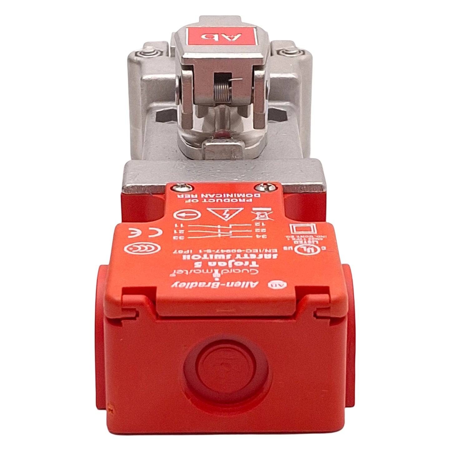 New – Open box Allen Bradley 440T-MSSSE22 Guardmaster Trojan Slamlock Interlock, 2NC+1NO, M20