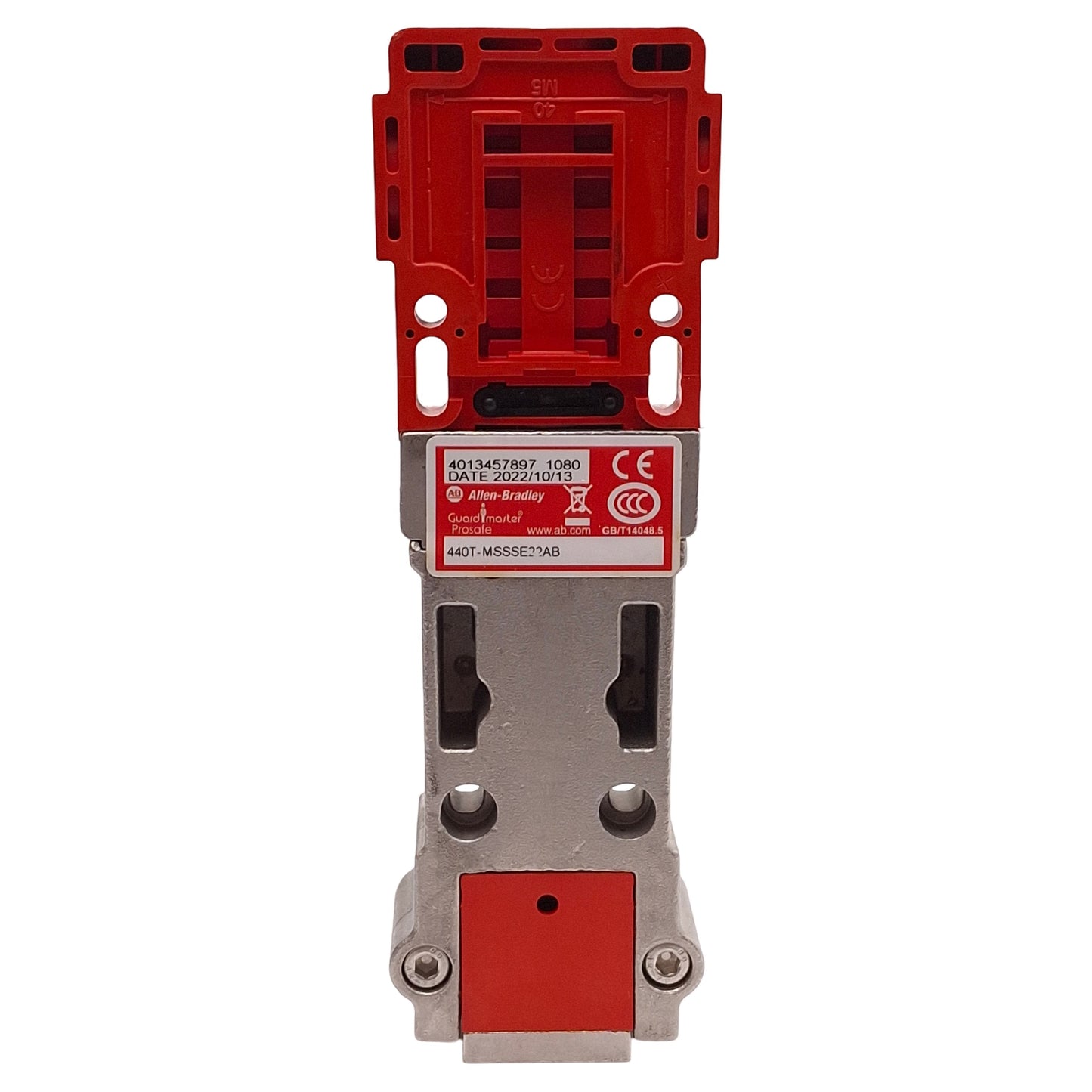New – Open box Allen Bradley 440T-MSSSE22 Guardmaster Trojan Slamlock Interlock, 2NC+1NO, M20
