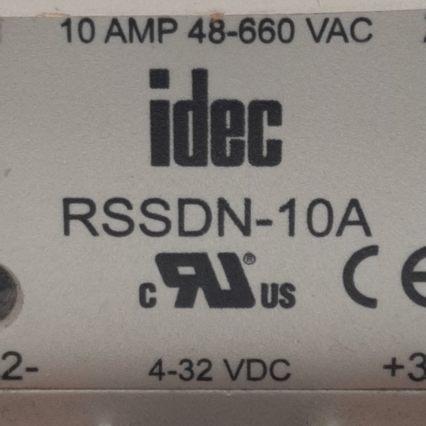 New Idec RSSDN-10A Solid-State Relay, SPST-NO, 4-32VDC In, 48-660VAC 10A Out