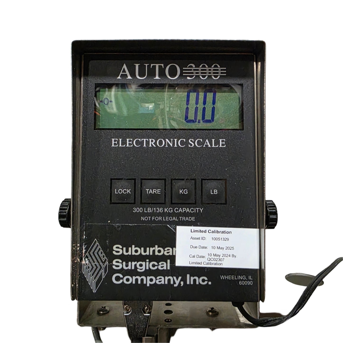 Used Suburban Surgical Company 12661-02-GZLWEF Floor Standing Lift Table With Scale
