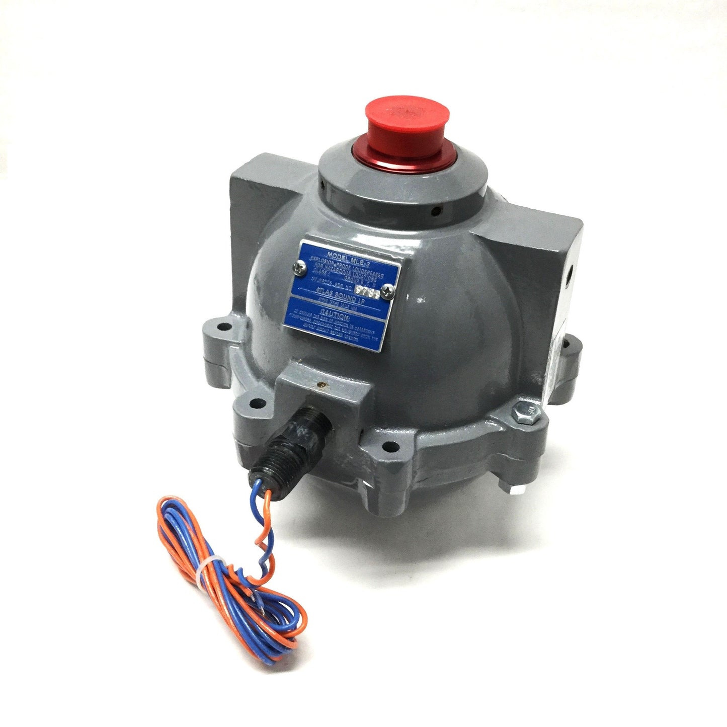 New – Open box Atlas Sound MLE-3 Explosion-Proof Compression Driver Loudspeaker 300Hz-14kHz 30W