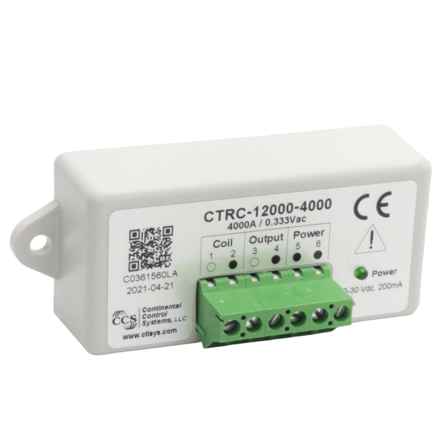 Used Continental CTRC-12000-4000 Open AC Current Sensor, ø12in, 4000FLA, 10-30VDC