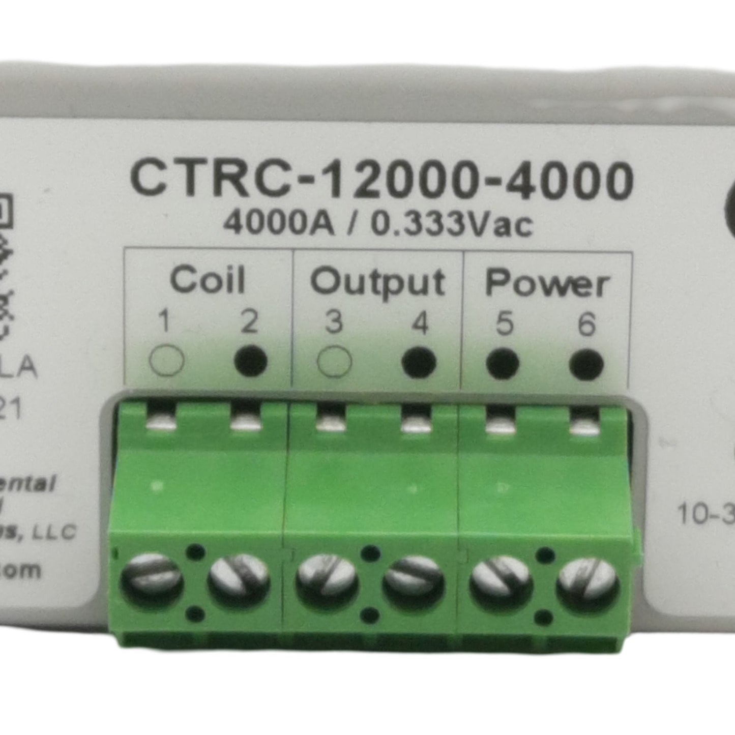 Used Continental CTRC-12000-4000 Open AC Current Sensor, ø12in, 4000FLA, 10-30VDC