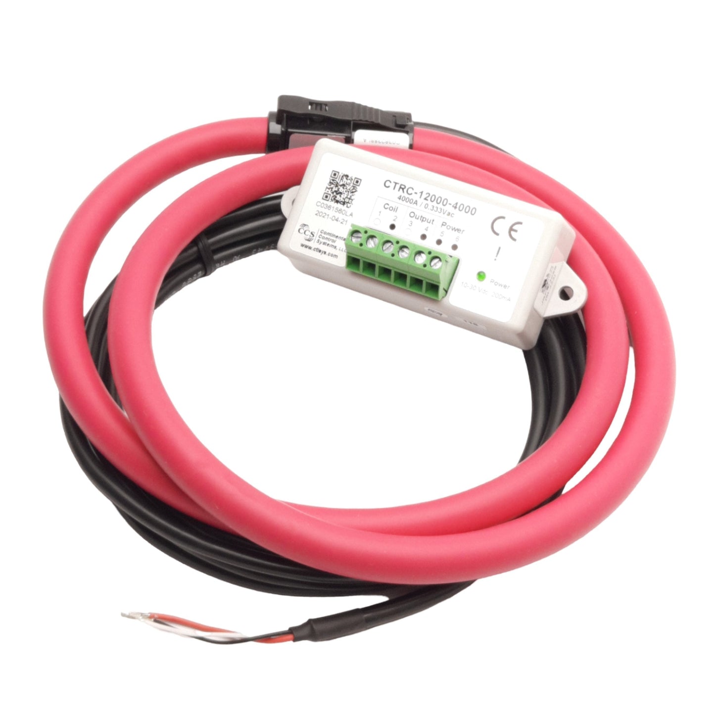 Used Continental CTRC-12000-4000 Open AC Current Sensor, ø12in, 4000FLA, 10-30VDC