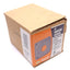 New Box of 10 Hubbell 801C RACO 4in Square Covers, ø1.406in Receptacle, 1/2in Raised
