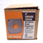 New Box of 10 Hubbell 801C RACO 4in Square Covers, ø1.406in Receptacle, 1/2in Raised