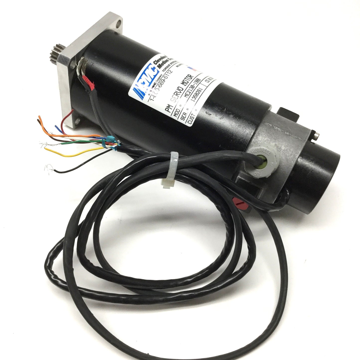 Used CMC ME2130-1988 PM Permanent Magnet DC Servo Motor NEMA 23 Ø1/4" Shaft w/Encoder