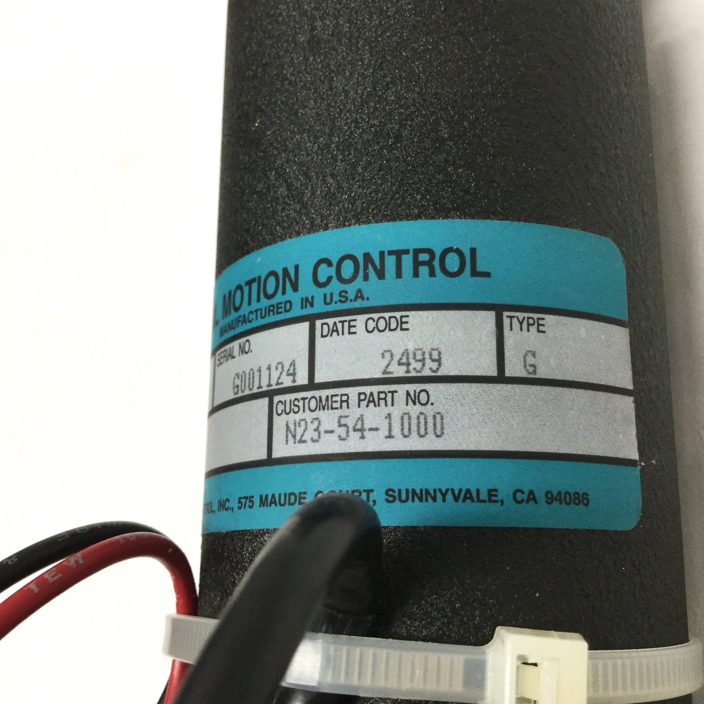 Used Galil Motion E243 N23-54-1000 DC Servo Motor NEMA 23 Ø1/4" Shaft w/Encoder