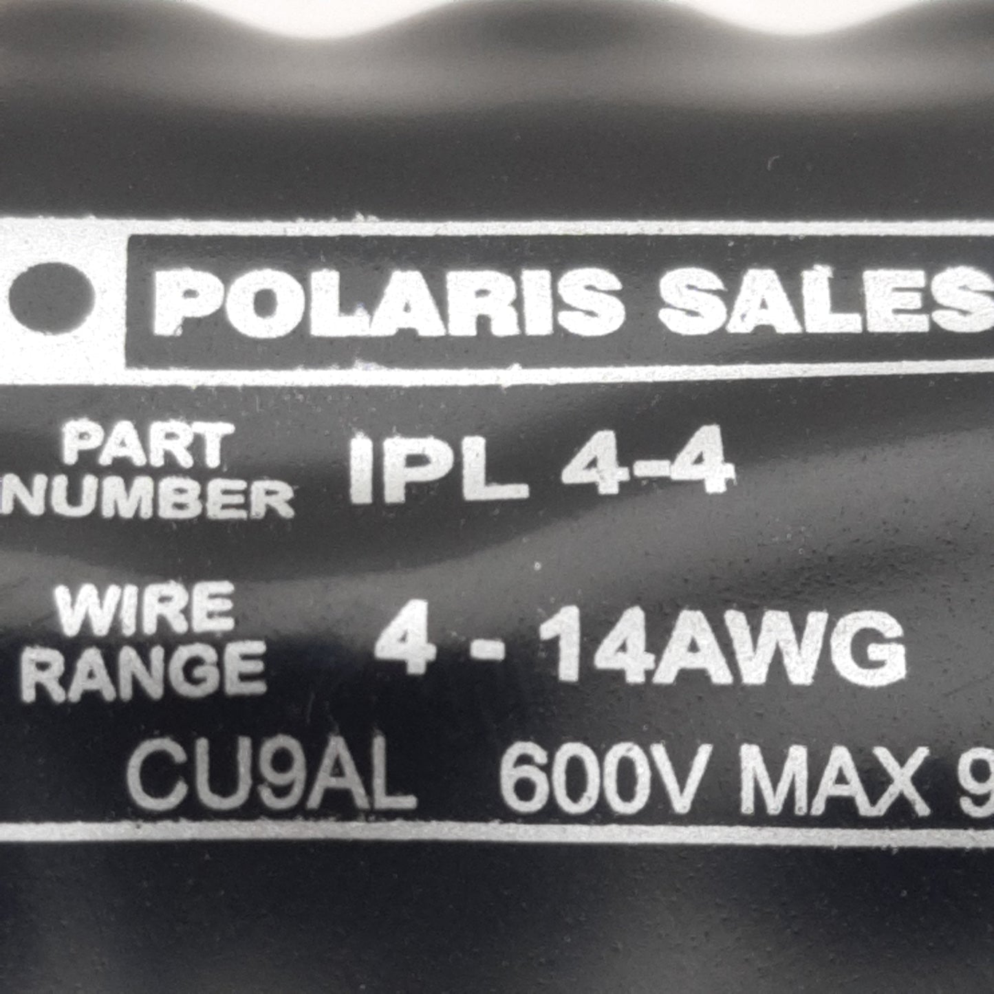 New NSI Polaris Sales IPL 4-4 Insulated Connector, 4-Port, 1-Pole, 4-14AWG, 600V Max