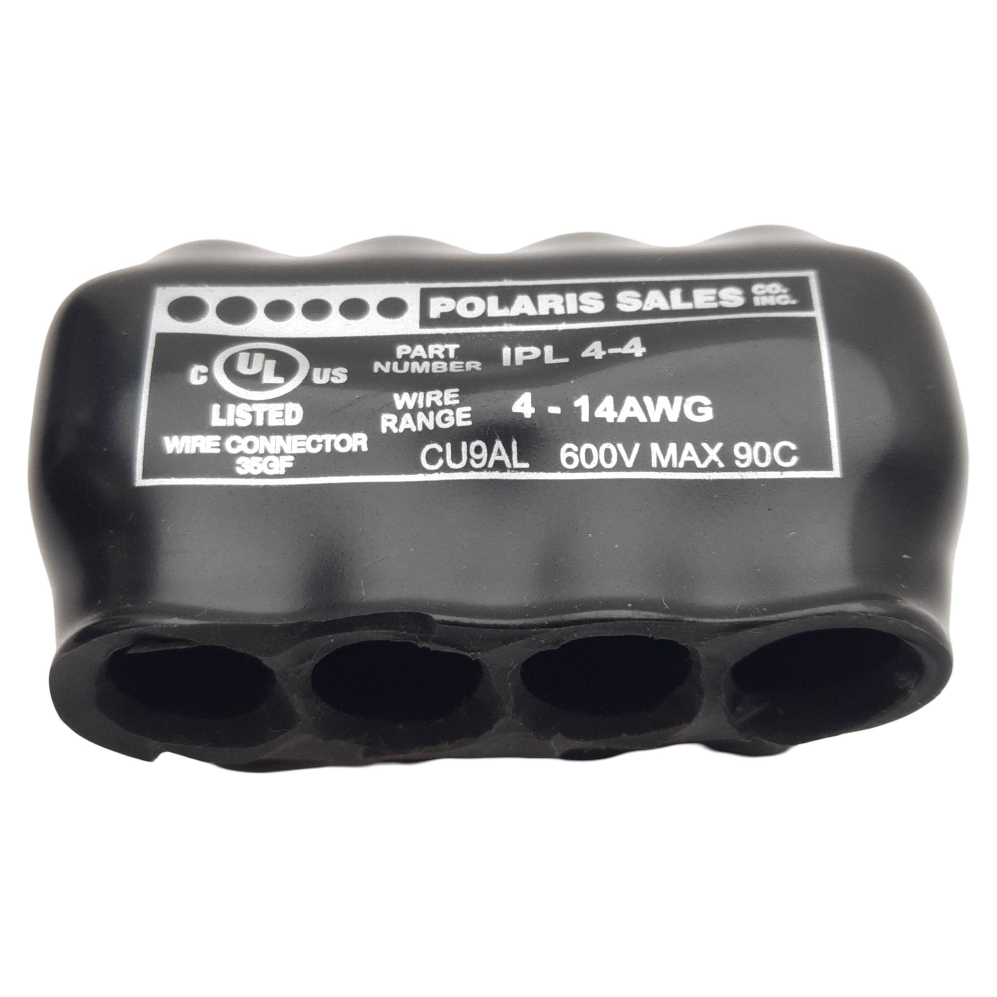 Ipl Connector NSI Polaris Sales IPL 4-4 Insulated Connector, 4-Port, 1-Pole, 4-14AWG ...