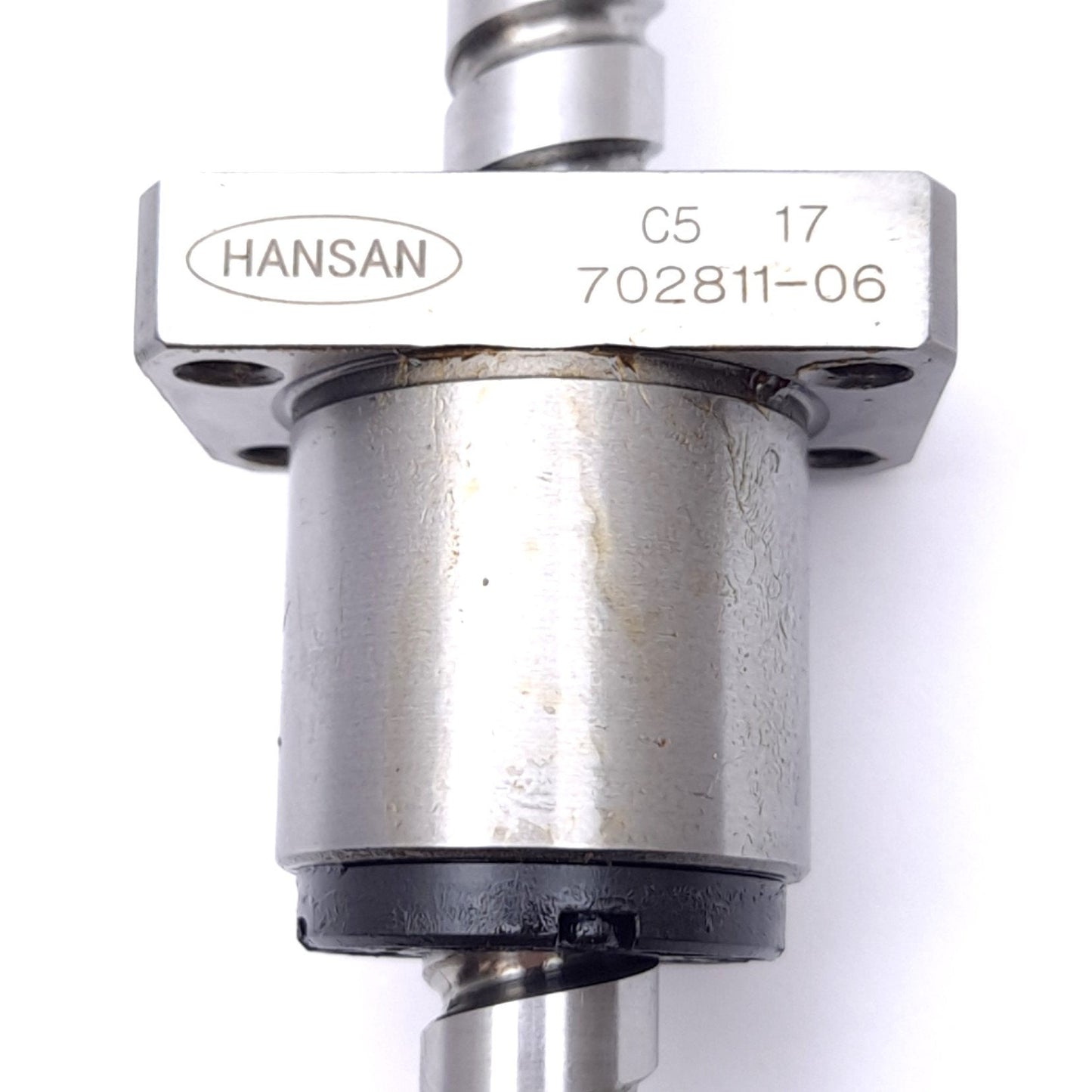 Used Hansan C5 17 Linear Ball Screw Assembly, ø15mm, 10mm Lead, 275mm Stroke, 2-Block