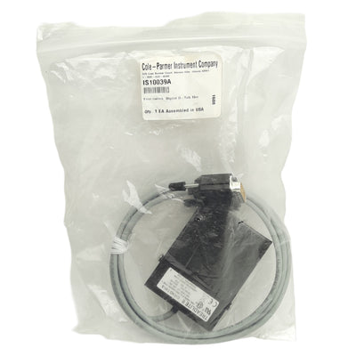 New Cole-Parmer IS10039A Momentary Foot Switch, 15A 1/2HP 125-250VAC, D-Sub 15P Male