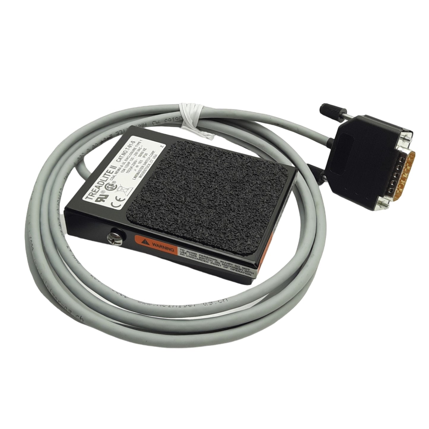New Cole-Parmer IS10039A Momentary Foot Switch, 15A 1/2HP 125-250VAC, D-Sub 15P Male