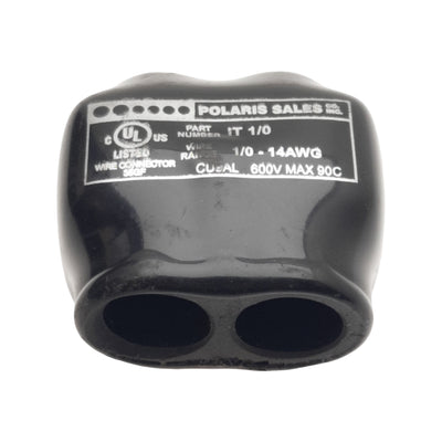 New NSI Polaris Sales IT-1/0 Insulated Connector, 2-Port, 1-Pole, 1/0-14AWG, 600V