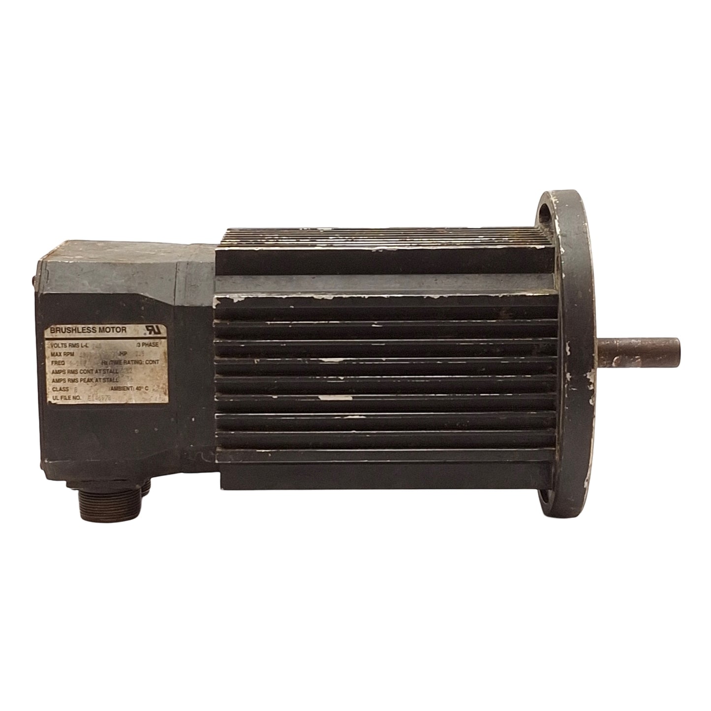 Used Reliance Electric H-4050-P-H00AN Servo Motor 3Ø 240VAC 2.5HP, ø150mm Bolt Circle