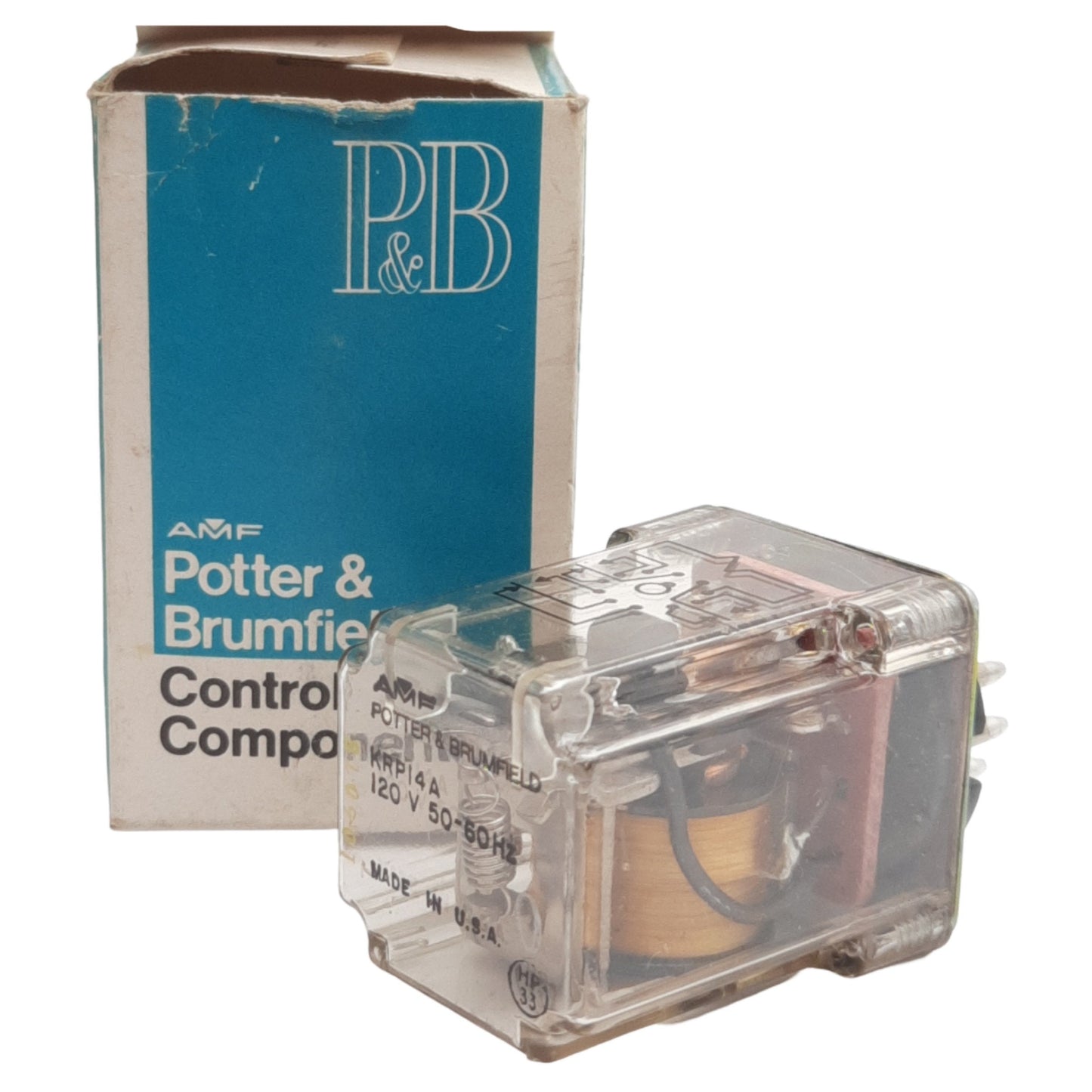 New Potter & Brumfield KRP14A Ice Cube Relay, 5A 3PDT Contact, 120VAC Coil, 11-Pin