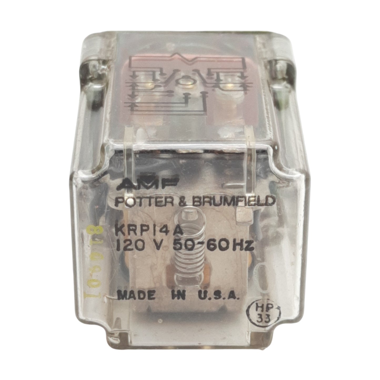 New Potter & Brumfield KRP14A Ice Cube Relay, 5A 3PDT Contact, 120VAC Coil, 11-Pin